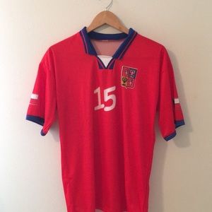 ⚽️ Baros Czech soccer jersey ⚽️